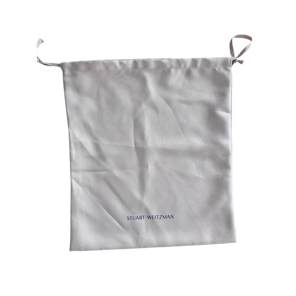 Stuart Weitzman Light Pink Drawstring Dust Bag 16” x 14”